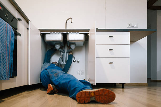 Professional Drain Cleaning technician working in East Lyme, CT